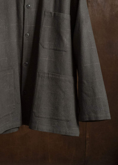 YOKO SAKAMOTO YS-26AW-60-OLIVE Work Shirt OLIVE