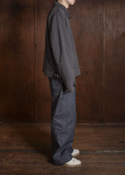 Taiga Takahashi Lot.306-Melange Charcoal Cossack Jacket Melange Charcoal