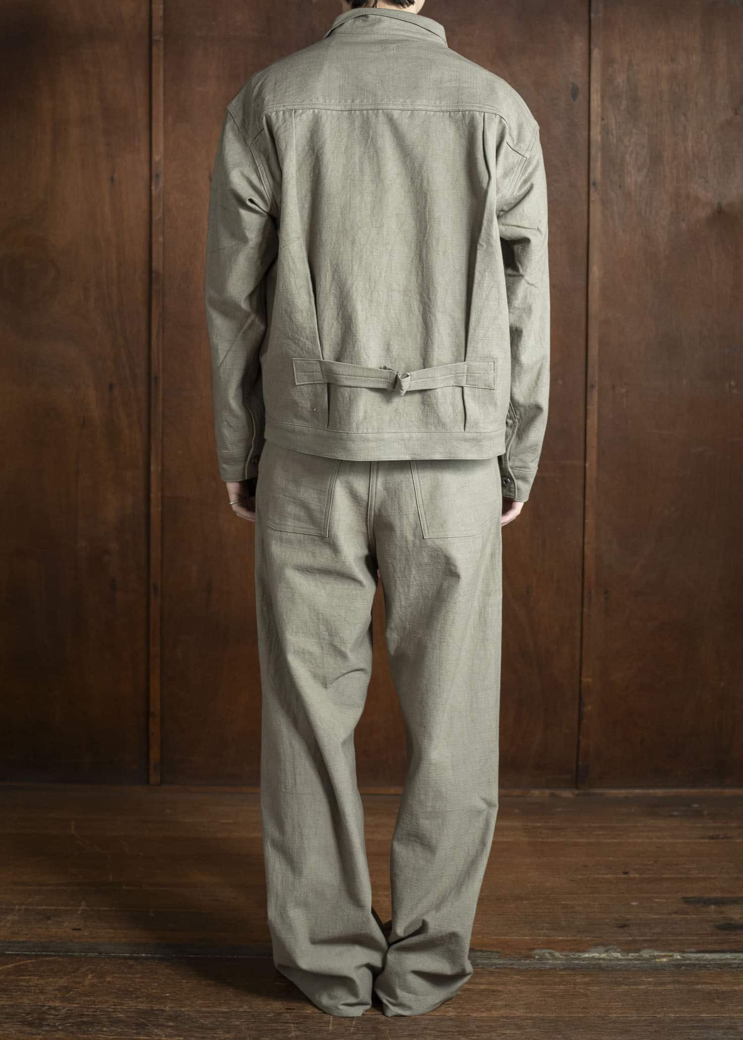 Taiga Takahashi Lot.309 Buckle-Backed Jacket BEIGE