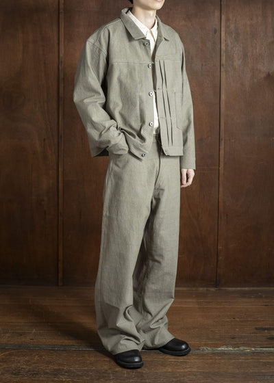 Taiga Takahashi Lot.309 Buckle-Backed Jacket BEIGE