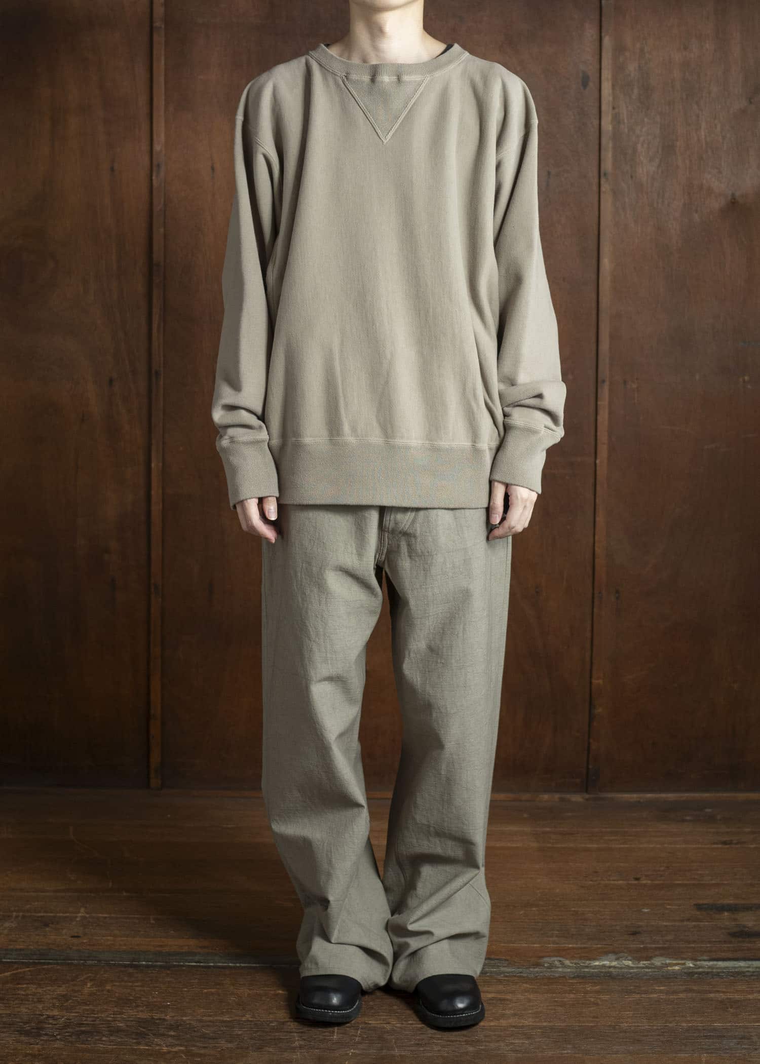 Taiga Takahashi Lot.619  Military Training Sweat Shirt GRAY