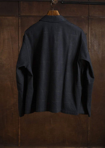 YOKO SAKAMOTO YS-26AW-61-BLACK WORK SHIRT SHORT BLACK