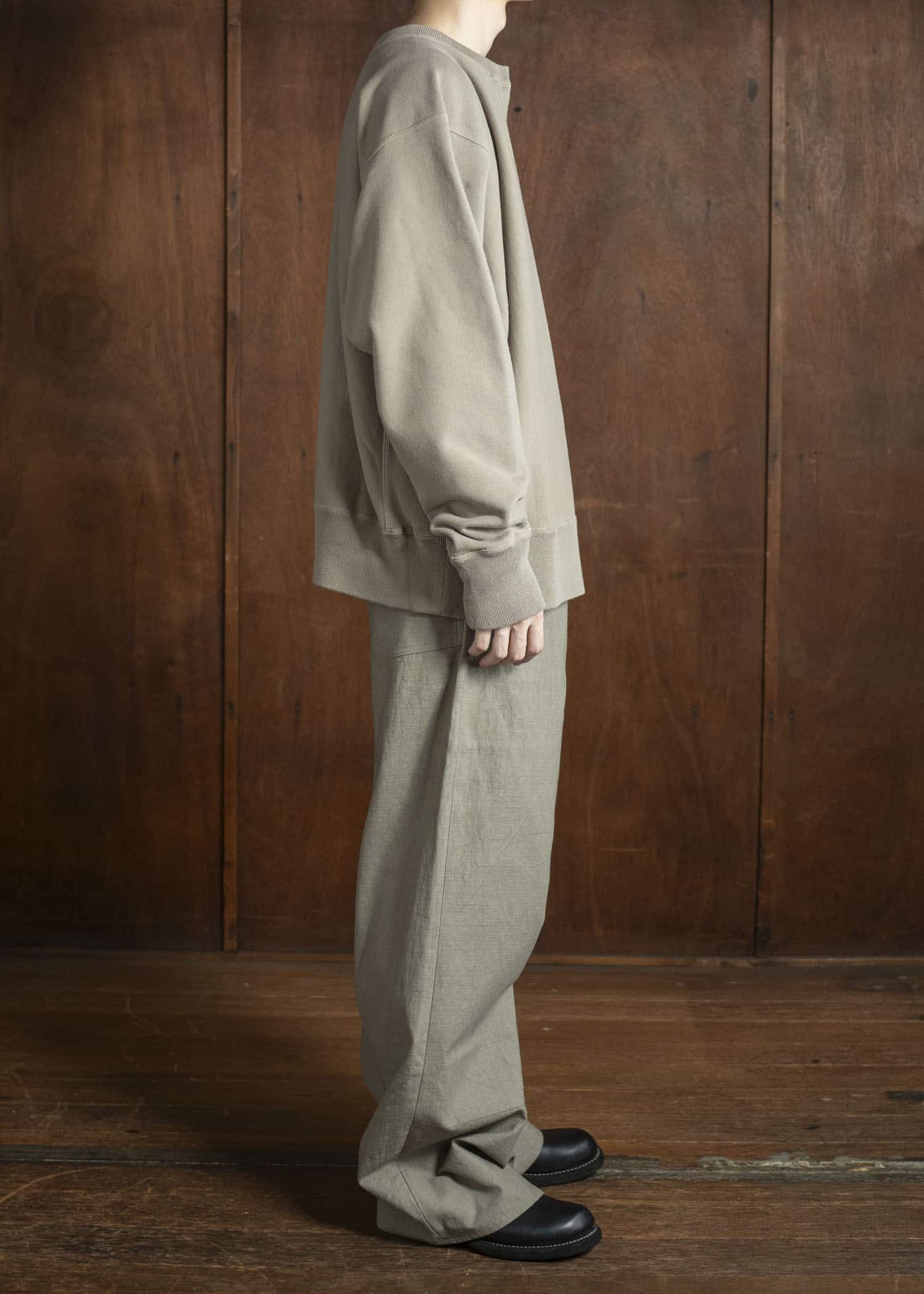 Taiga Takahashi Lot.619  Military Training Sweat Shirt GRAY