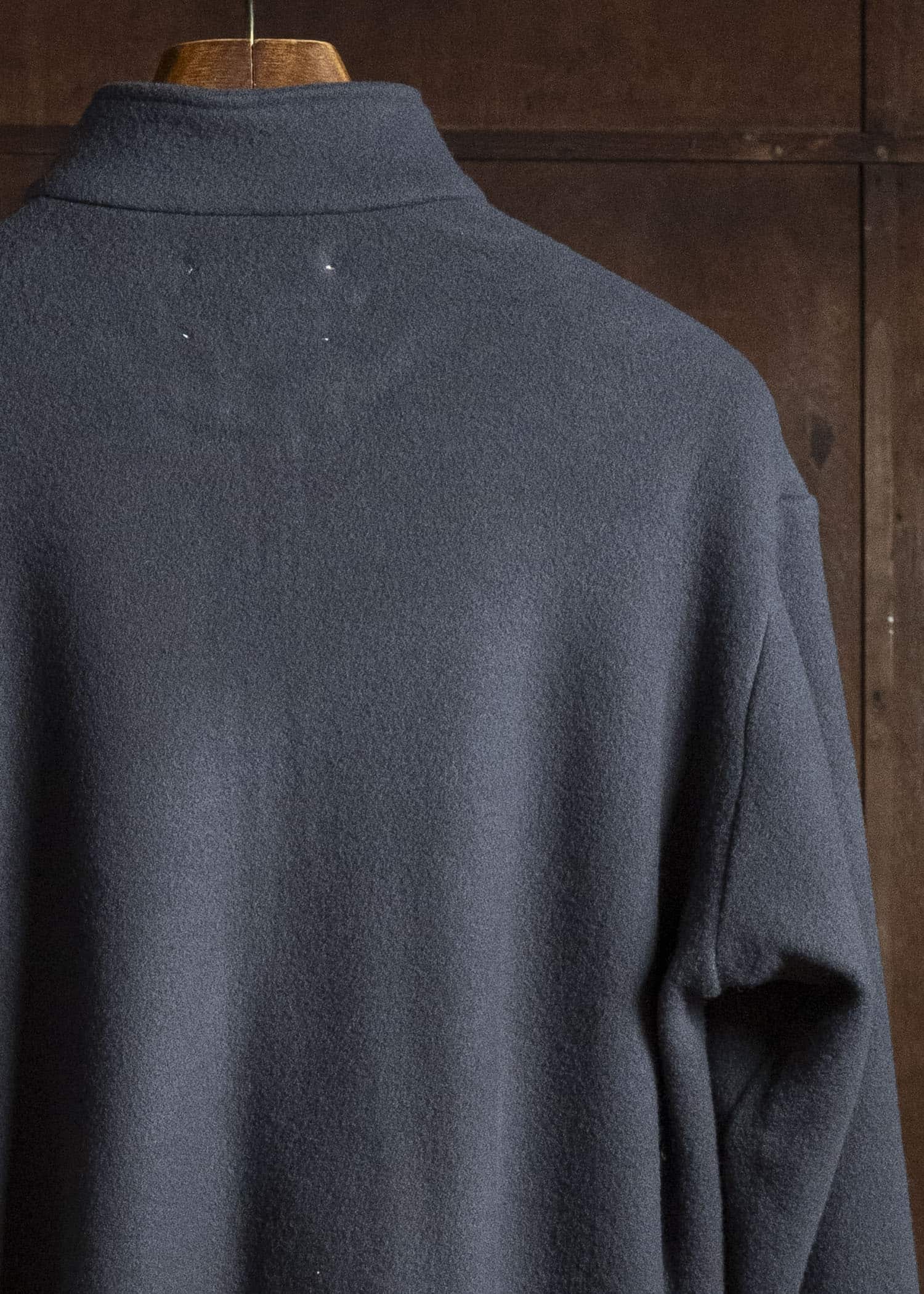 YOKO SAKAMOTO YS-26AW-87-CHARCOAL GRAY Harf Zip Pullover CHARCOAL GRAY