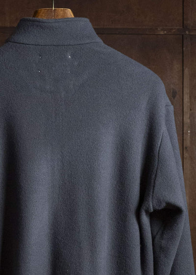 YOKO SAKAMOTO YS-26AW-87-CHARCOAL GRAY Harf Zip Pullover CHARCOAL GRAY