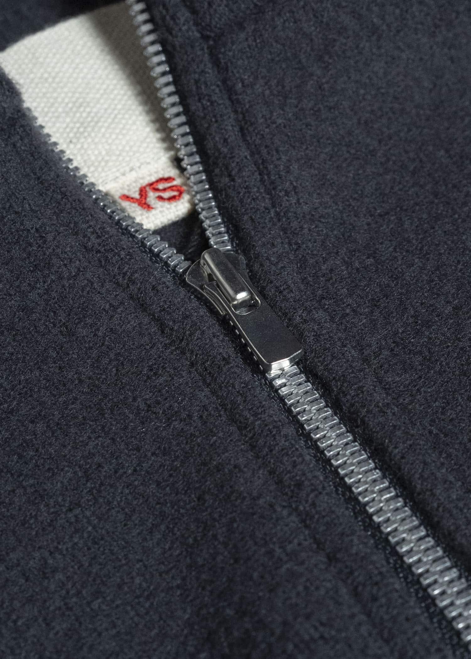 YOKO SAKAMOTO YS-26AW-87-CHARCOAL GRAY Harf Zip Pullover CHARCOAL GRAY