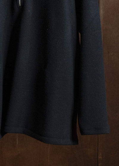 YOKO SAKAMOTO YS-26AW-87-BLACK Harf Zip Pullover BLACK
