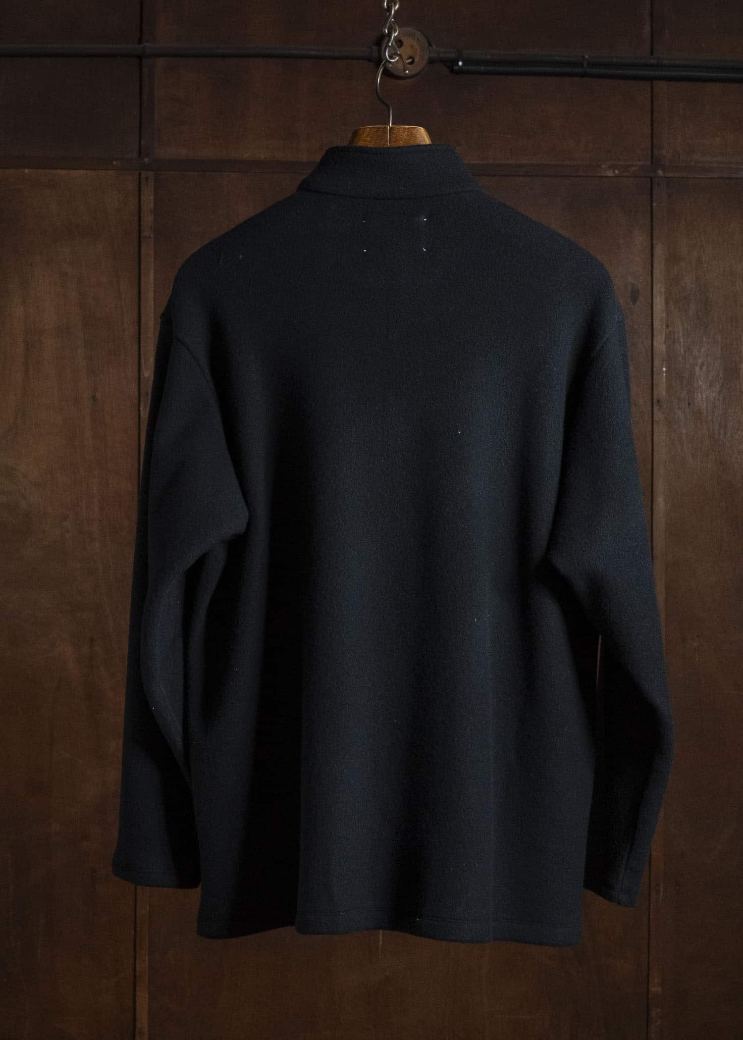 YOKO SAKAMOTO YS-26AW-87-BLACK Harf Zip Pullover BLACK