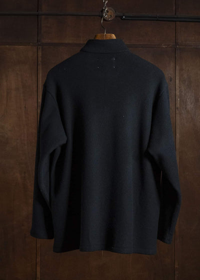 YOKO SAKAMOTO YS-26AW-87-BLACK Harf Zip Pullover BLACK