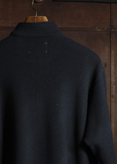 YOKO SAKAMOTO YS-26AW-87-BLACK Harf Zip Pullover BLACK