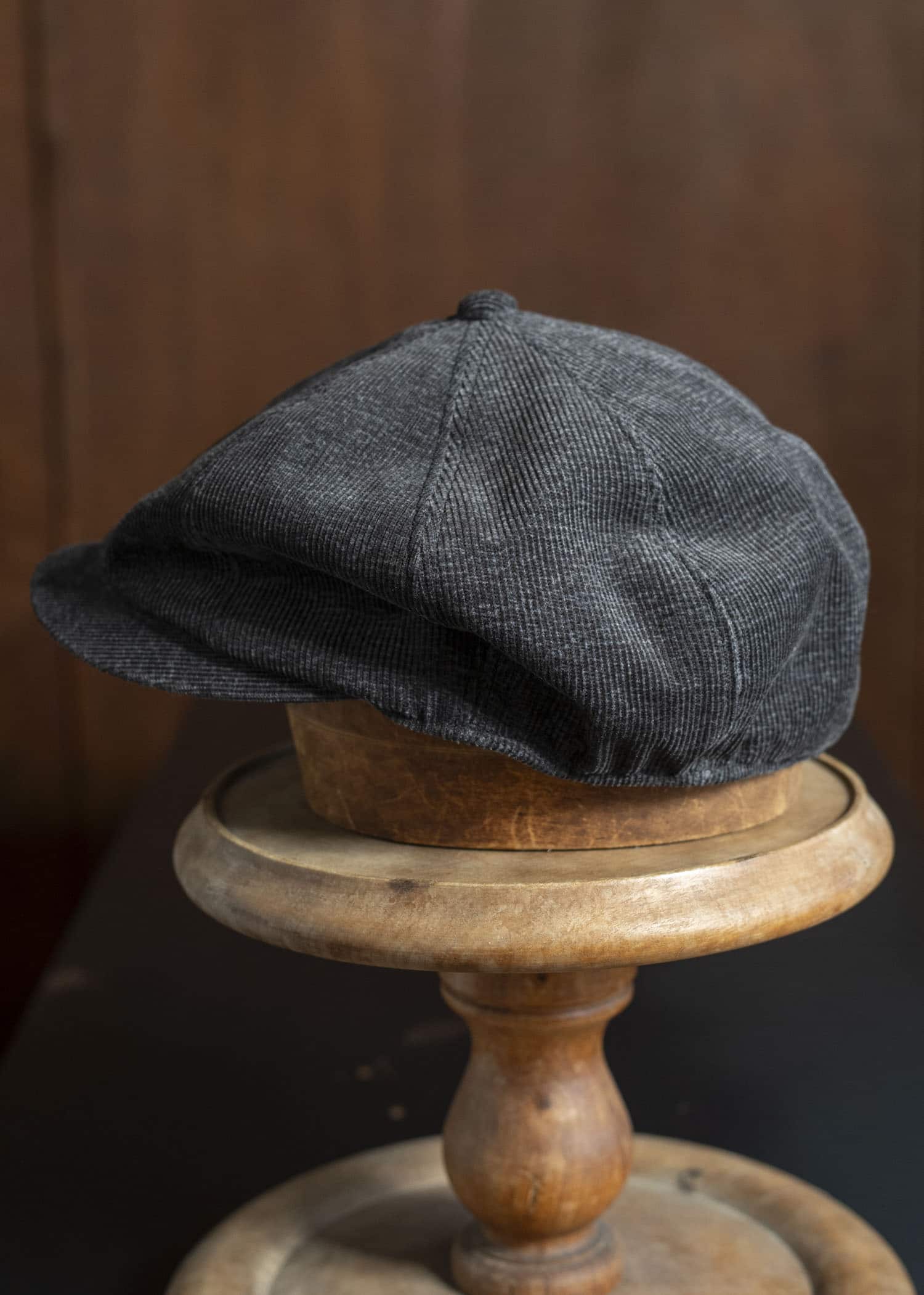 Taiga Takahashi Lot.006 Newbay Cap MELANGE CHARCOAL