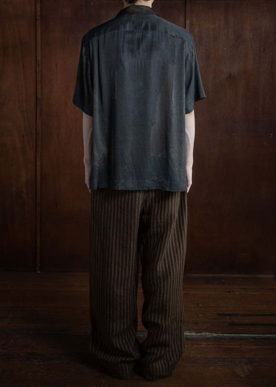 ZIGGY CHEN PURE SILK SHORT SLEEVE SHIRT 0M2410702