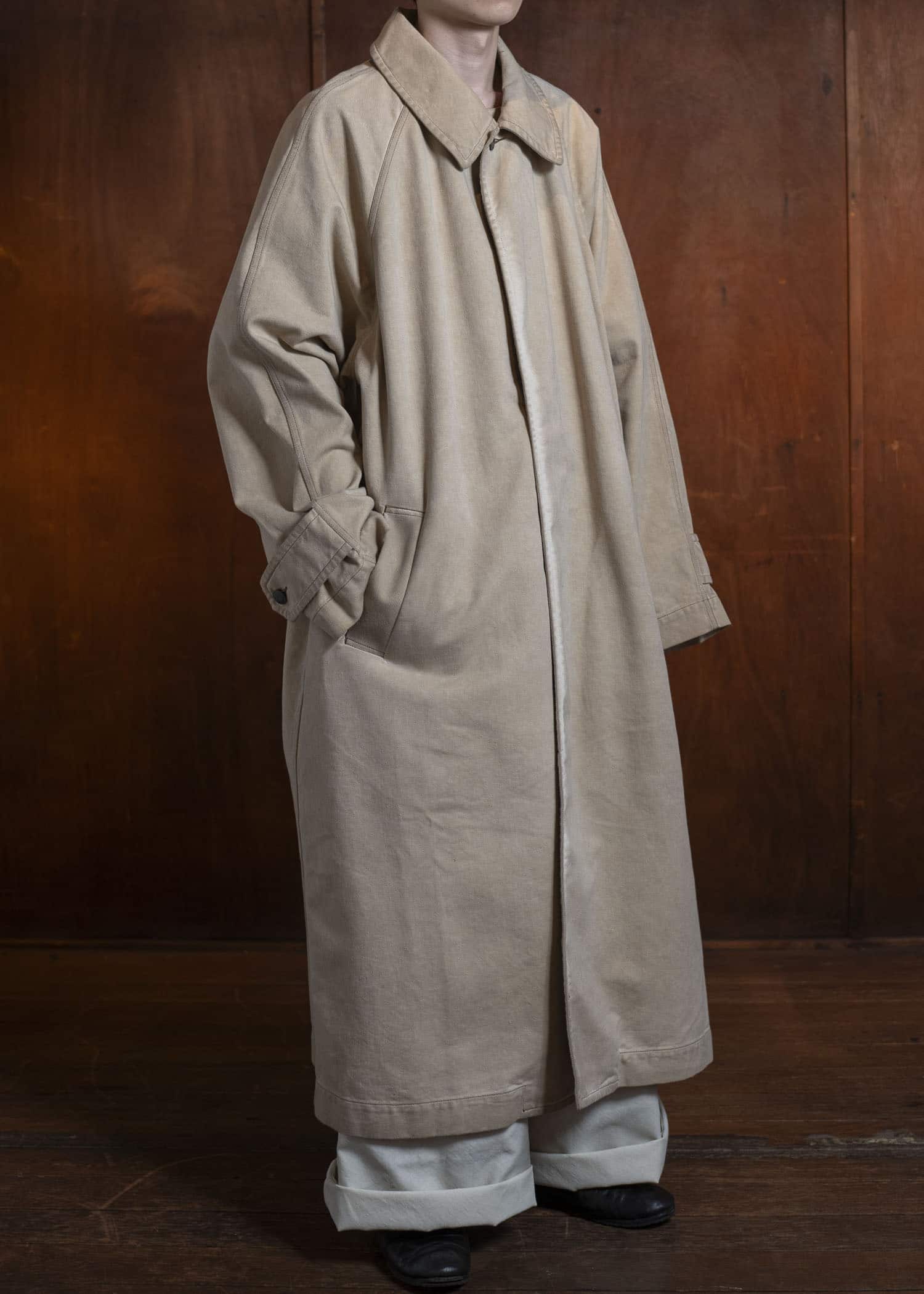 UMA WANG S5/M/UM8530 CARLO COAT tan