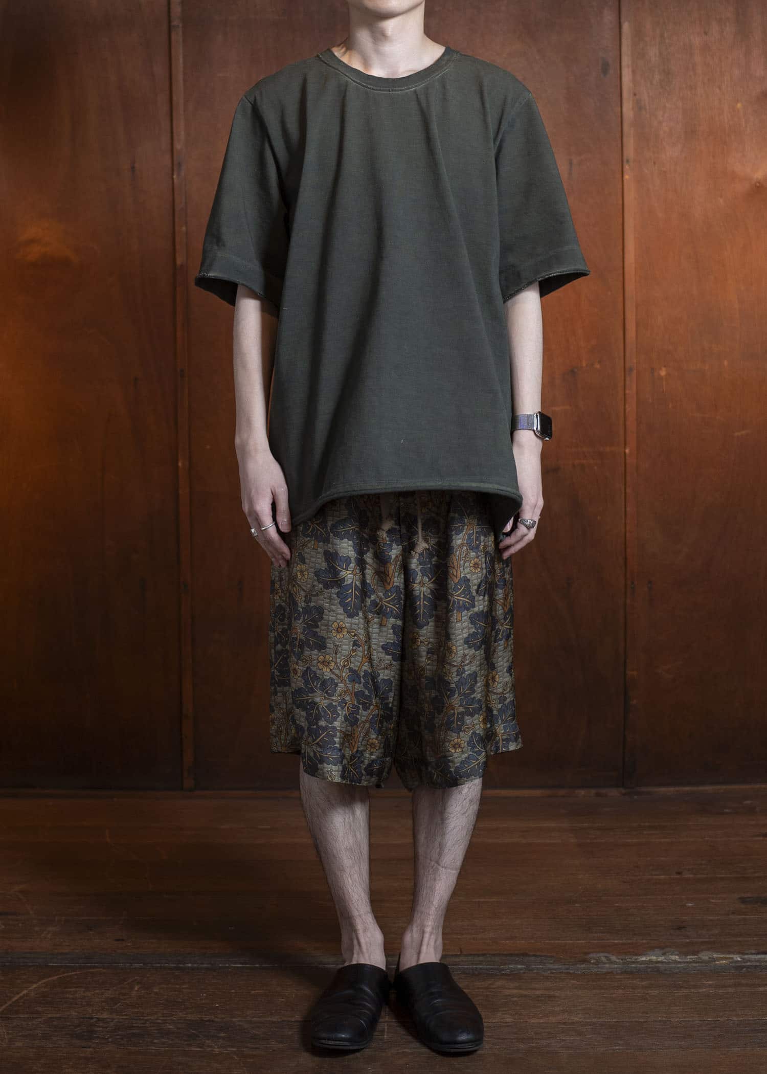 UMA WANG S5/M/UM3522 PALLOR PANTS mustard/blue