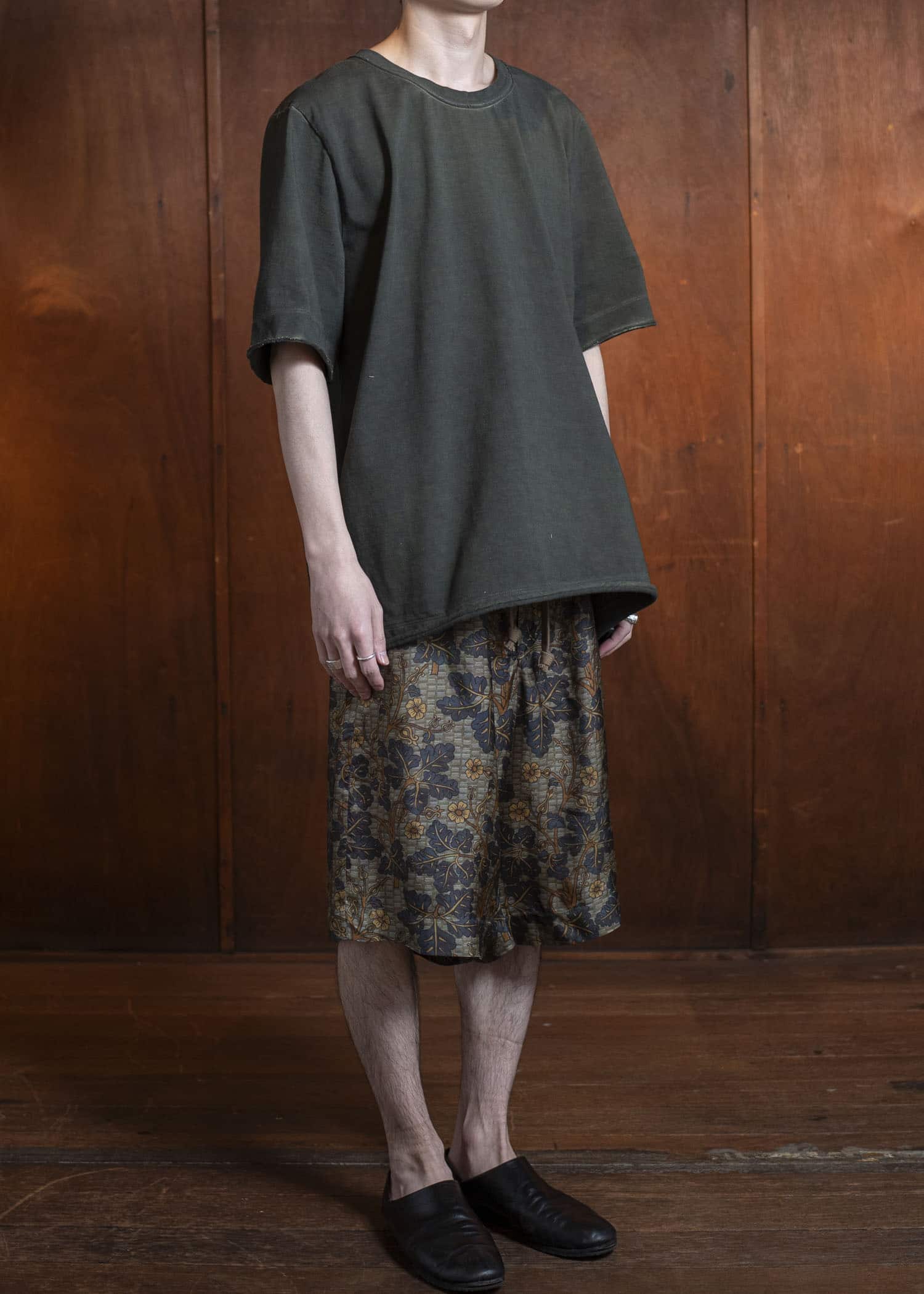 UMA WANG S5/M/UM3521 PALLOR PANTS mustard/blue