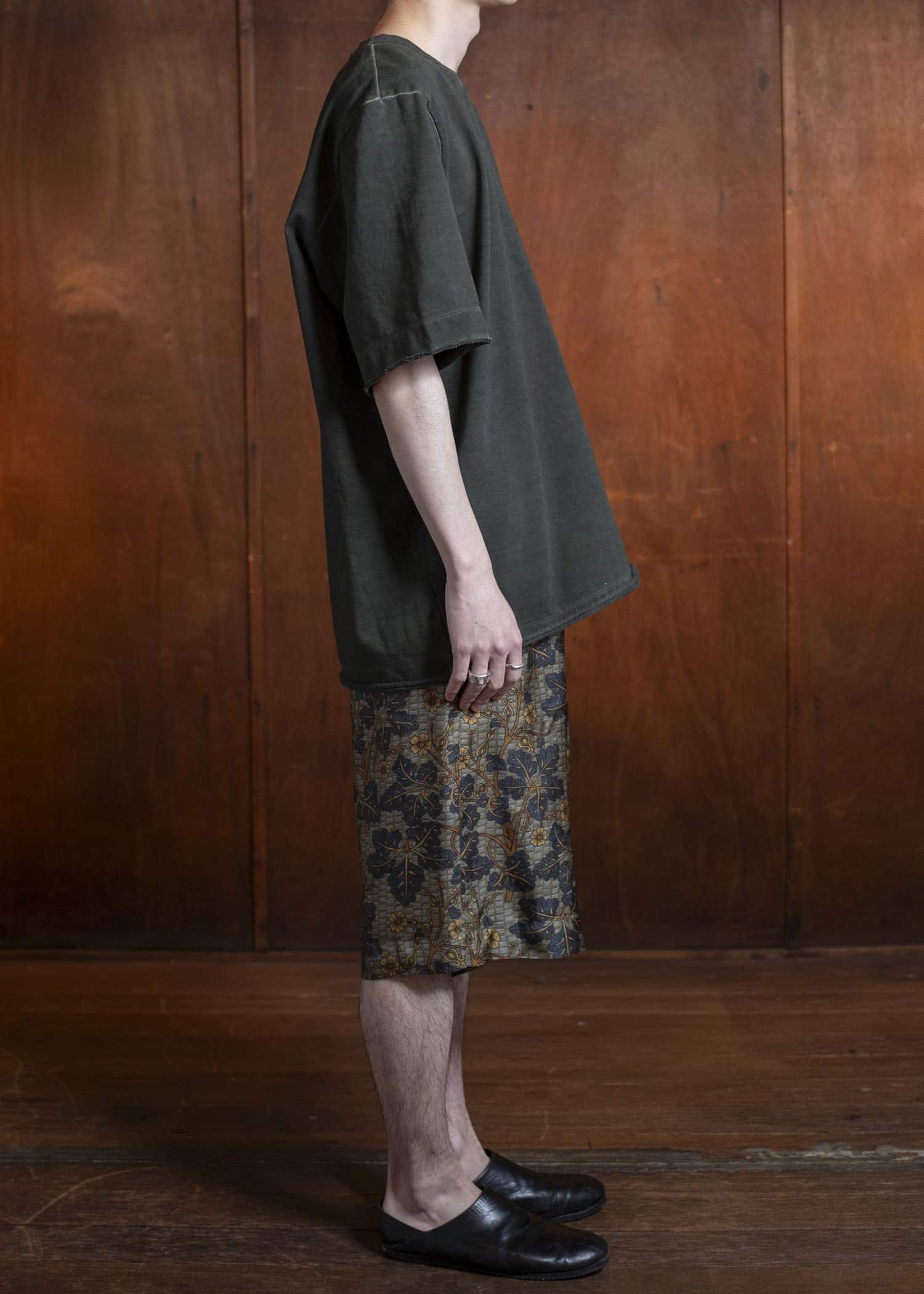 UMA WANG S5/M/UM3522 PALLOR PANTS mustard/blue