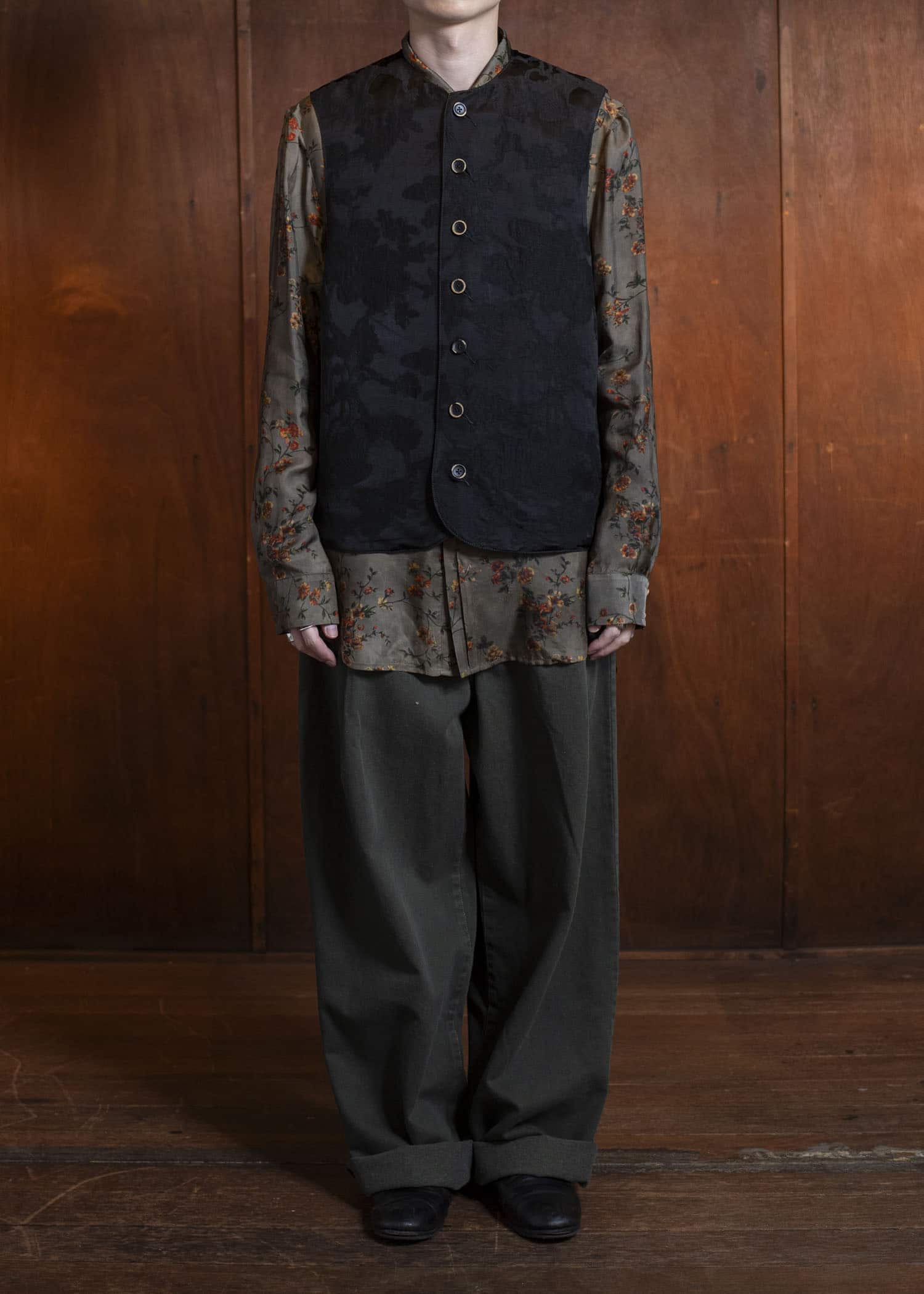 UMA WANG S5/M/UM6527 JOG JKT black