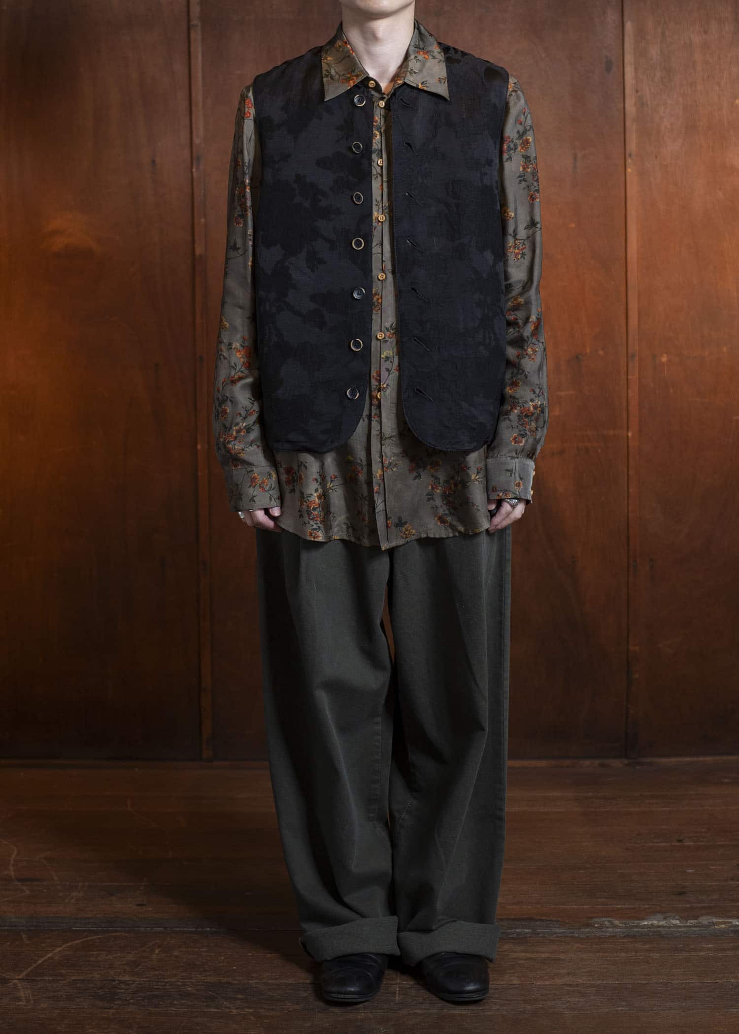 UMA WANG S5/M/UM6527 JOG JKT black