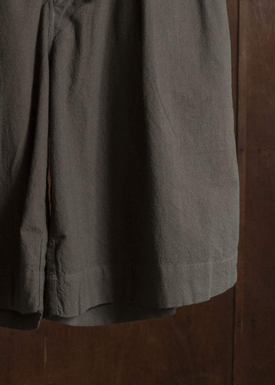 Gathering Textiles Farmer Shorts Organic Power Loom Crimped Cotton FSH01-CC-GN