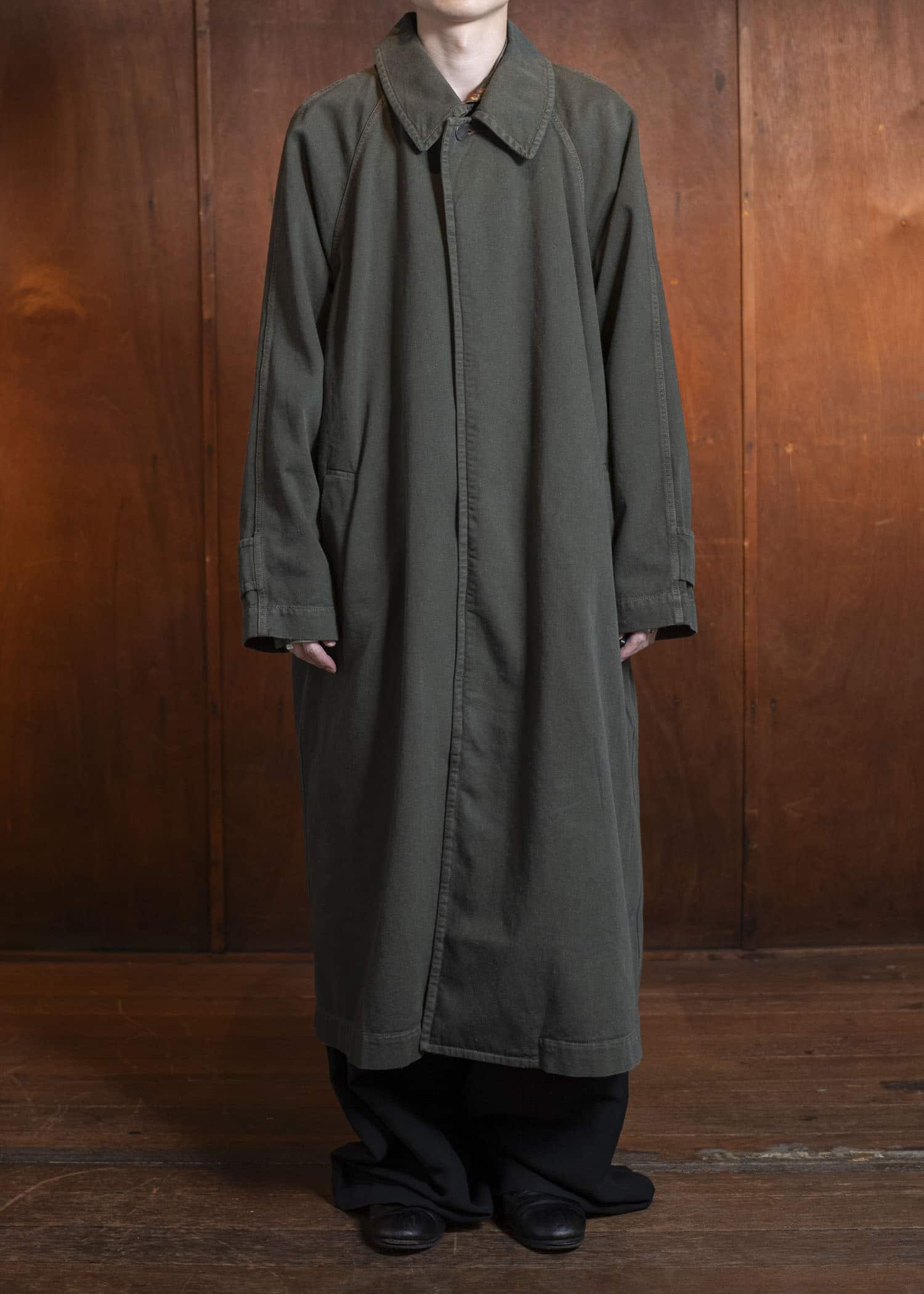 UMA WANG S5/M/UM8530 CARLO COAT green