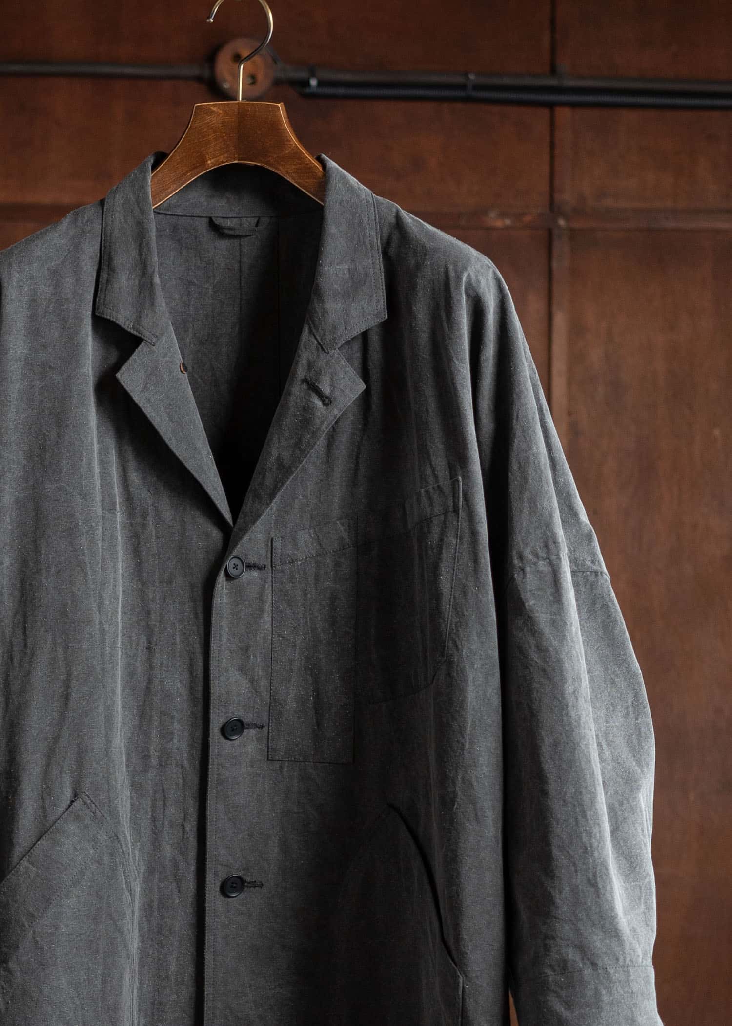 KLASICA CT30 (ND ver.) “ Wide Cut Vintage Work Coat ” / Sumi