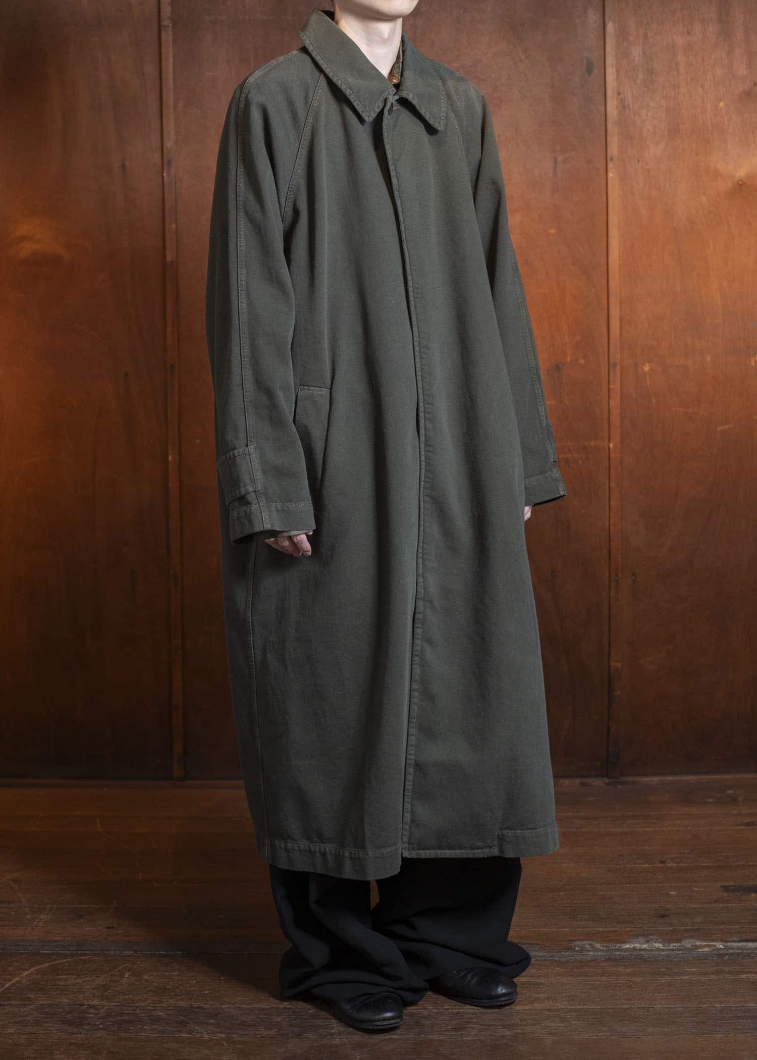 UMA WANG S5/M/UM8530 CARLO COAT green