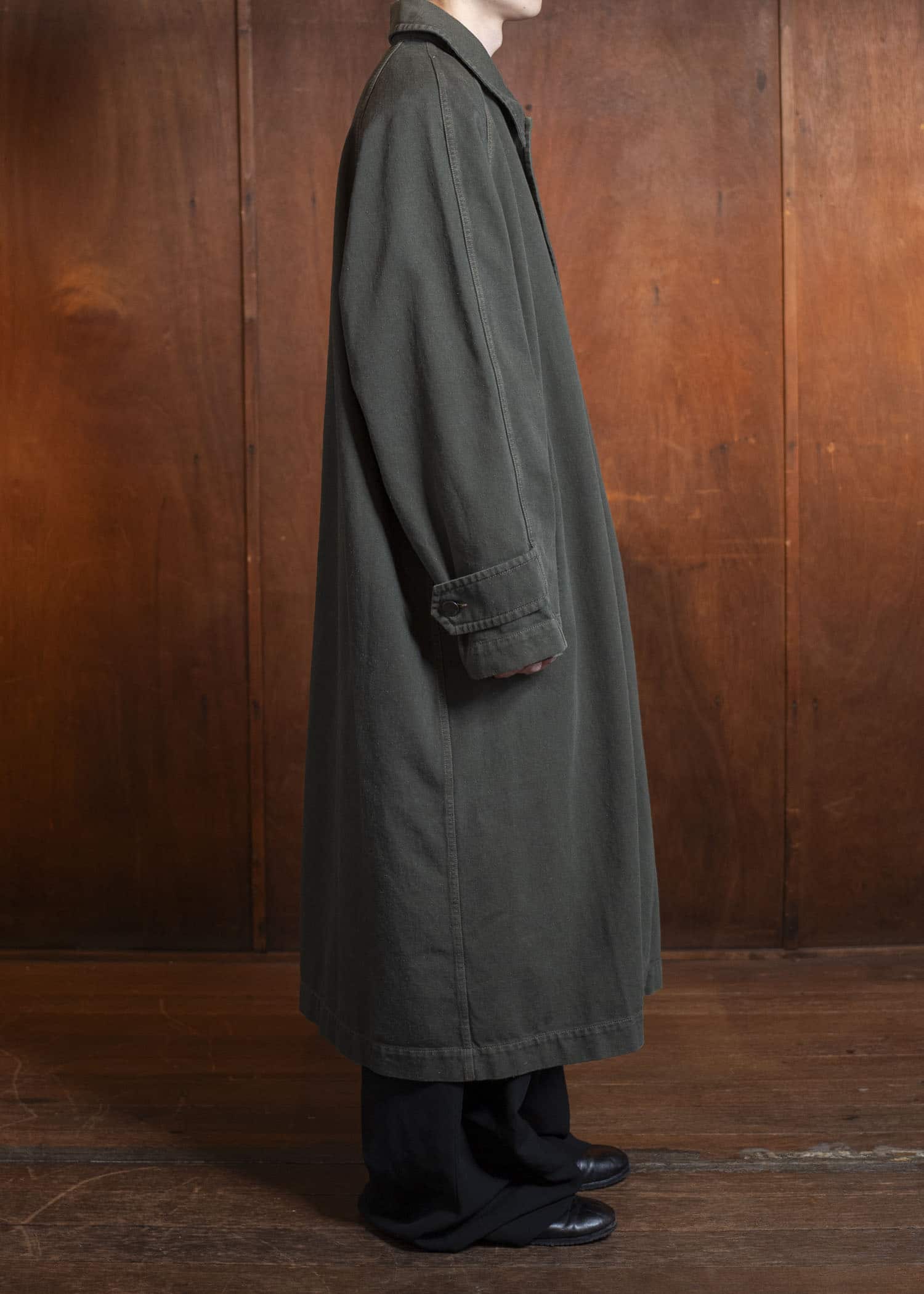 UMA WANG S5/M/UM8530 CARLO COAT green