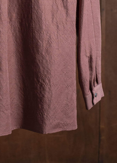 amachi. Nomadism Wrapped Shirt AY17S－1076 Deep Red