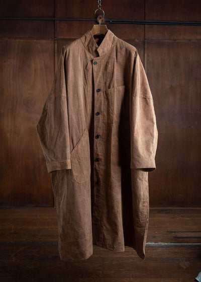 KLASICA CT30 (ND ver.) “ Wide Cut Vintage Work Coat ” / KakiShibu Brown