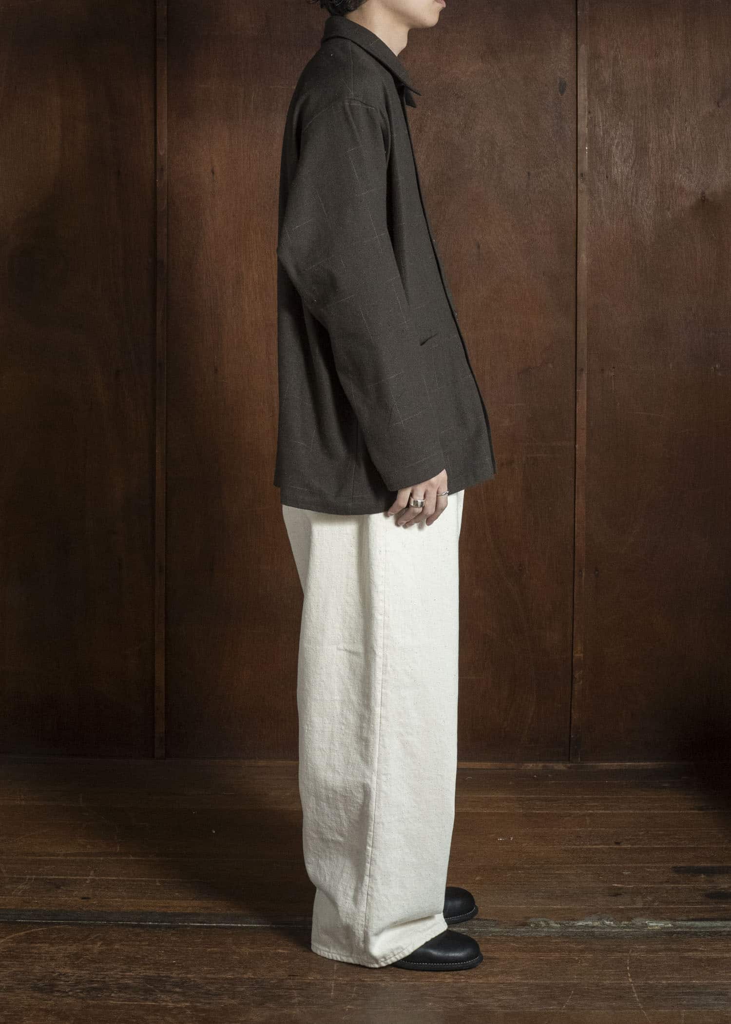 YOKO SAKAMOTO YS-26AW-60-OLIVE Work Shirt OLIVE