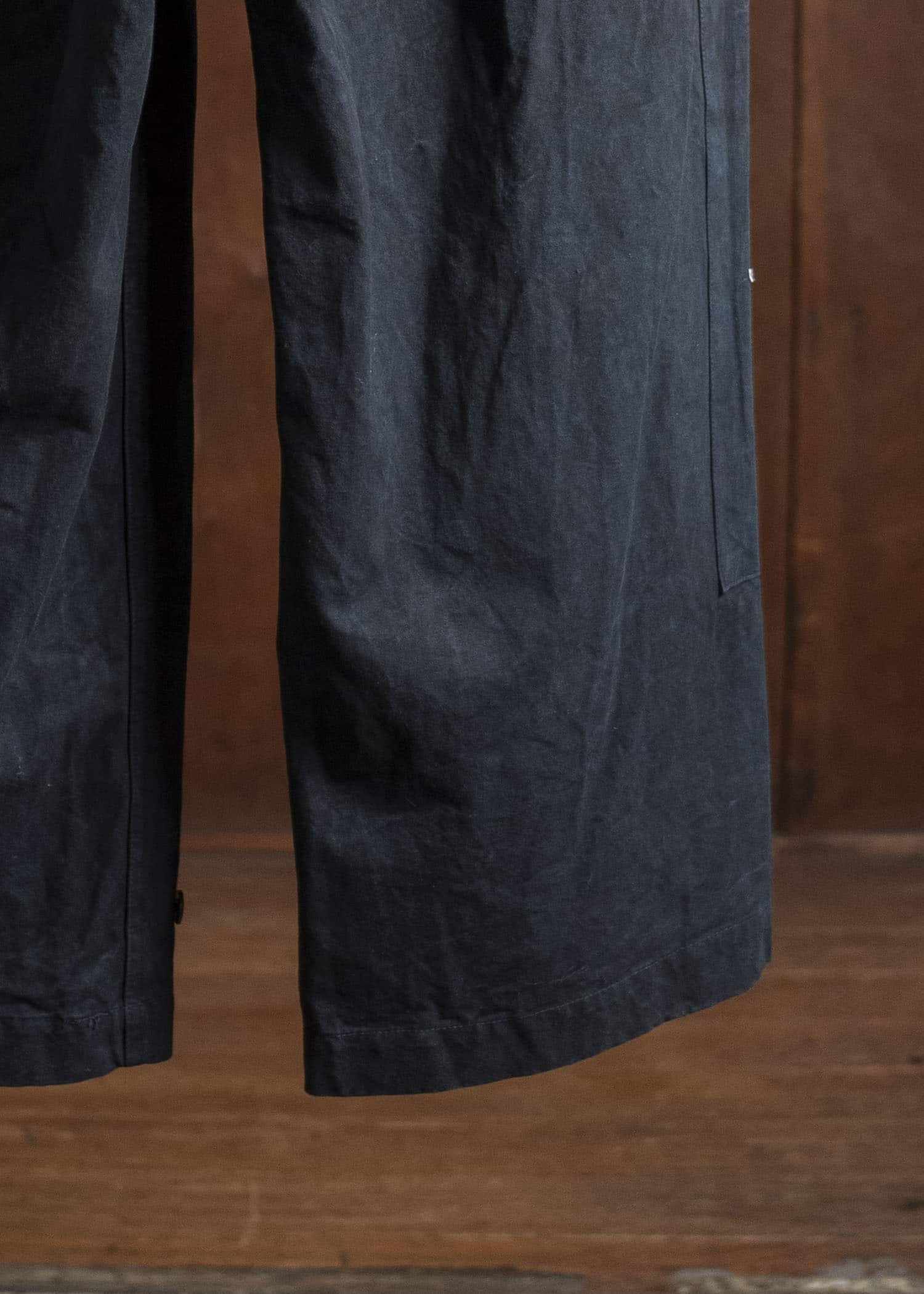 amachi. Double Knee Cargo Pants - Heavy Weight AY008B-3032 ND - Black Navy