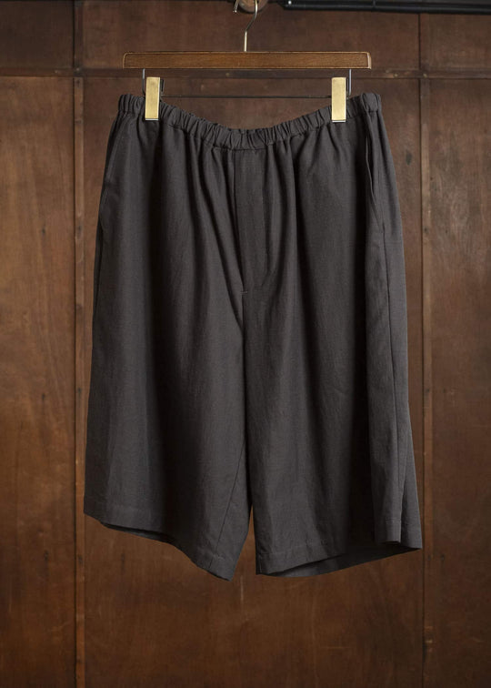 YOKO SAKAMOTO YS-26SS-52-BROWN Relax Easy Shorts BROWN