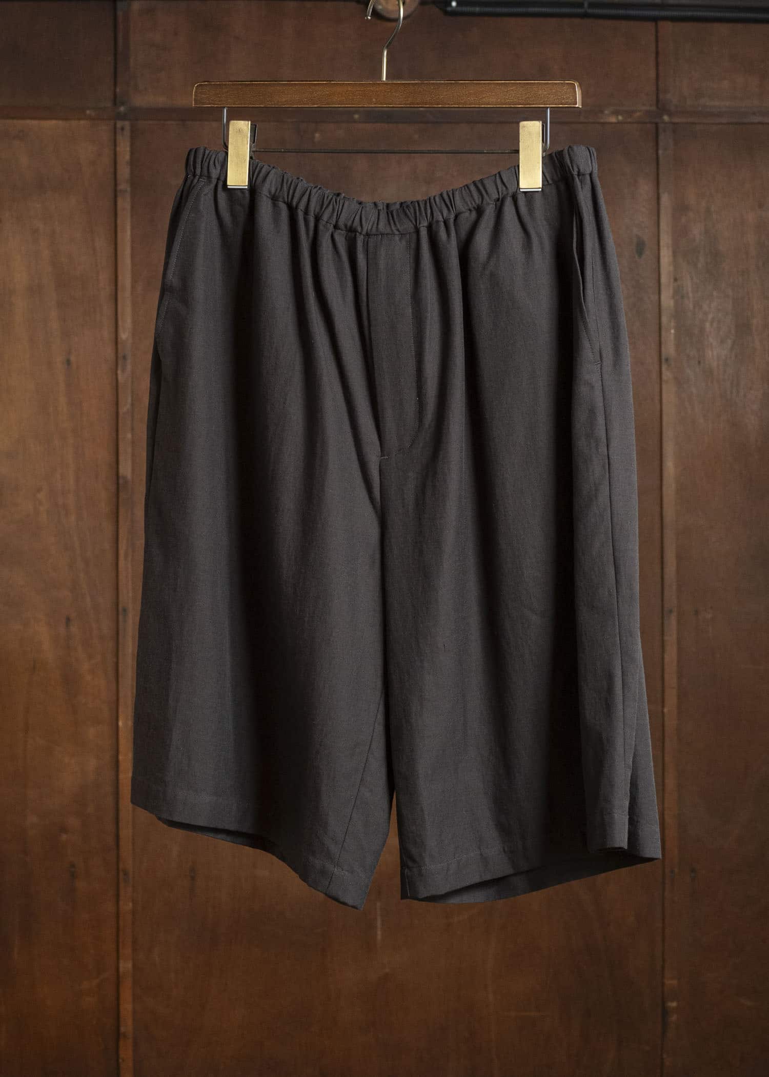 YOKO SAKAMOTO YS-26SS-52-BROWN Relax Easy Shorts BROWN