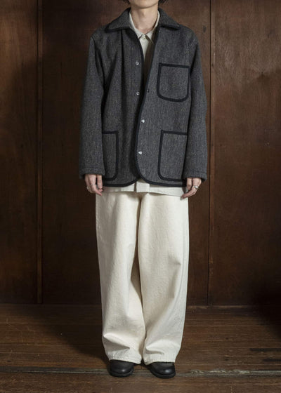 YOKO SAKAMOTO YS-26AW-31-ECRU 5Pocket Baggy Pants ECRU