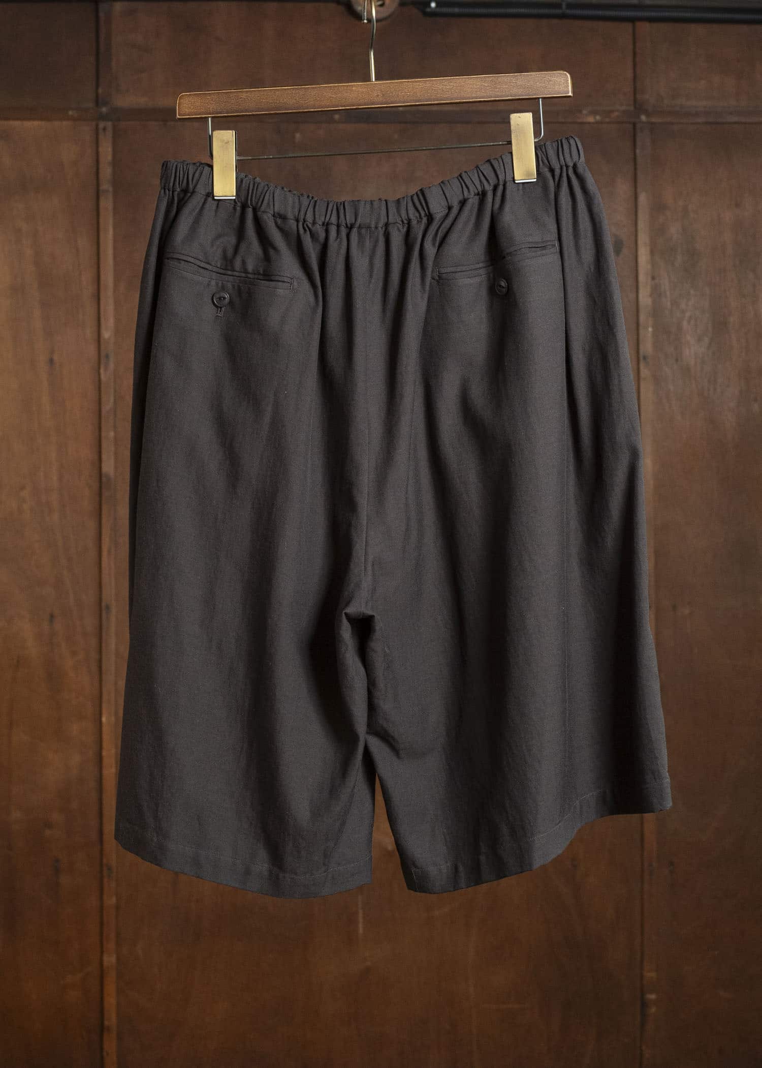 YOKO SAKAMOTO YS-26SS-52-BROWN Relax Easy Shorts BROWN
