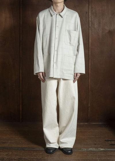 YOKO SAKAMOTO YS-26AW-60-BEIGE WORK SHIRT BEIGE