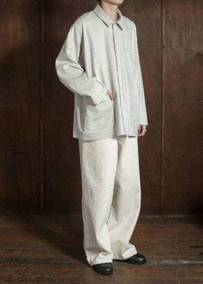 YOKO SAKAMOTO YS-26AW-60-BEIGE WORK SHIRT BEIGE