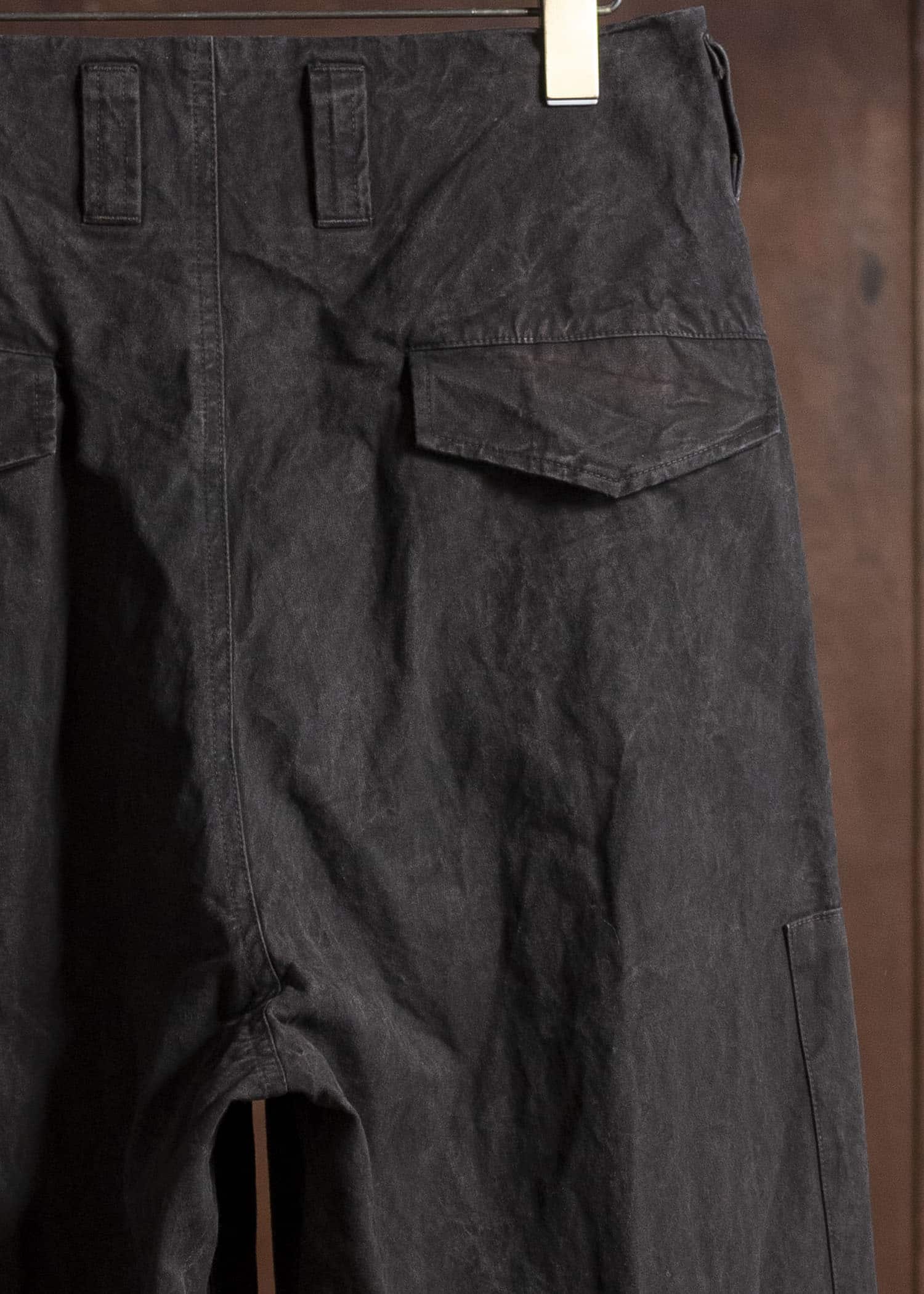 amachi. Double Knee Cargo Pants - Heavy Weight AY008B-3032 ND - Dark Mud Brown