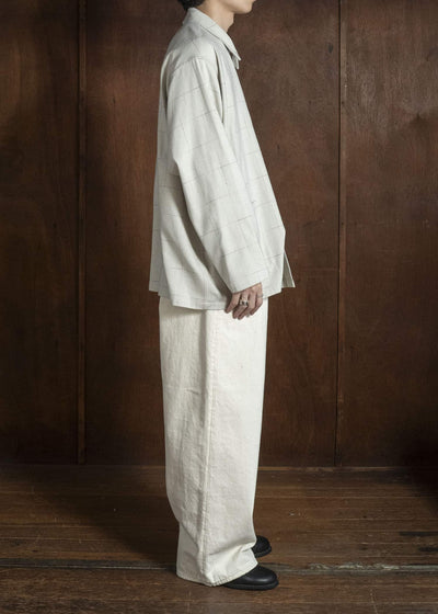 YOKO SAKAMOTO YS-26AW-60-BEIGE WORK SHIRT BEIGE