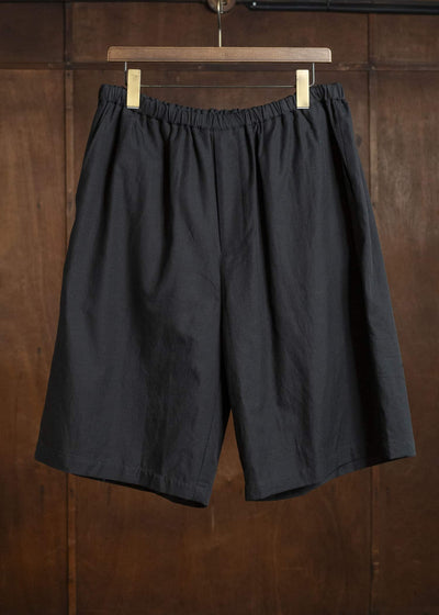 YOKO SAKAMOTO YS-26SS-52-BLACK Relax Easy Shorts BLACK