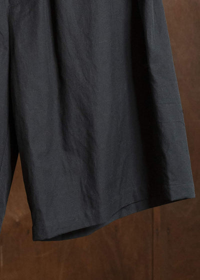 YOKO SAKAMOTO YS-26SS-52-BLACK Relax Easy Shorts BLACK