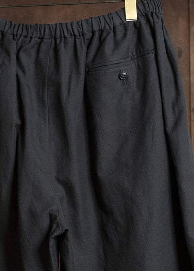 YOKO SAKAMOTO YS-26SS-52-BLACK Relax Easy Shorts BLACK