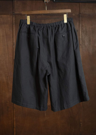 YOKO SAKAMOTO YS-26SS-52-BLACK Relax Easy Shorts BLACK