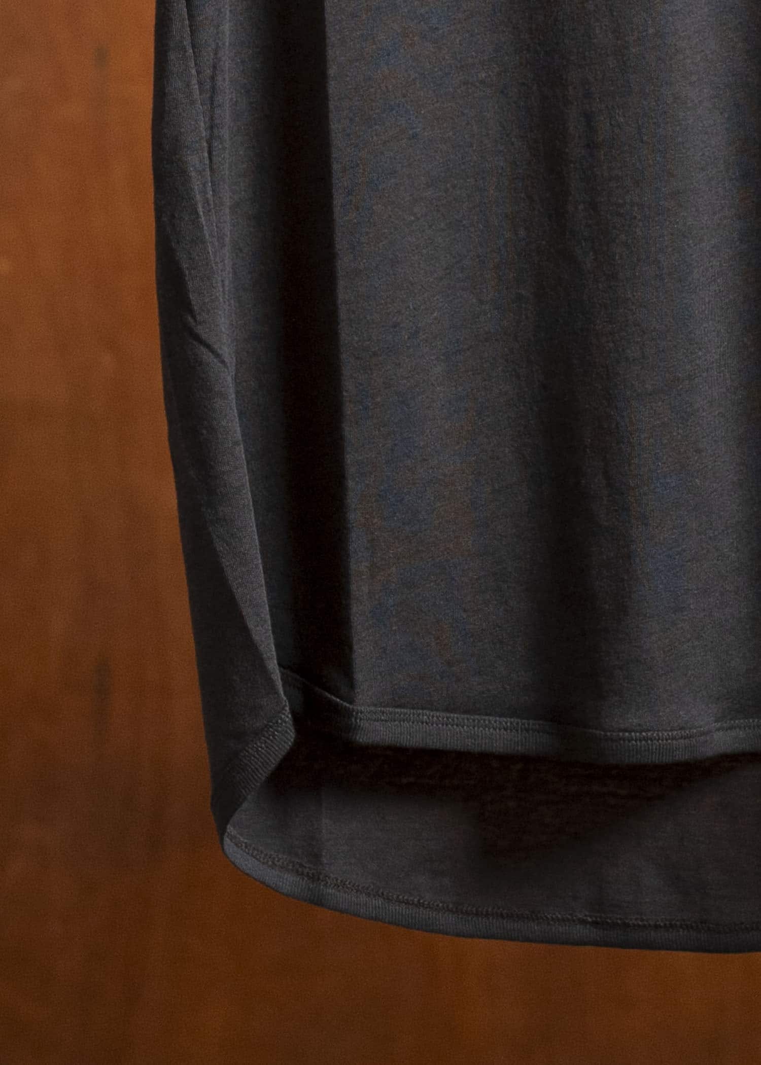 JAN-JAN VAN ESSCHE TANKTOP#18-ORGANIC COTTON LINEN EGGPLANT Loose Fit Tank Top With Wide Shoulders Organic Cotton Linen Eggplant