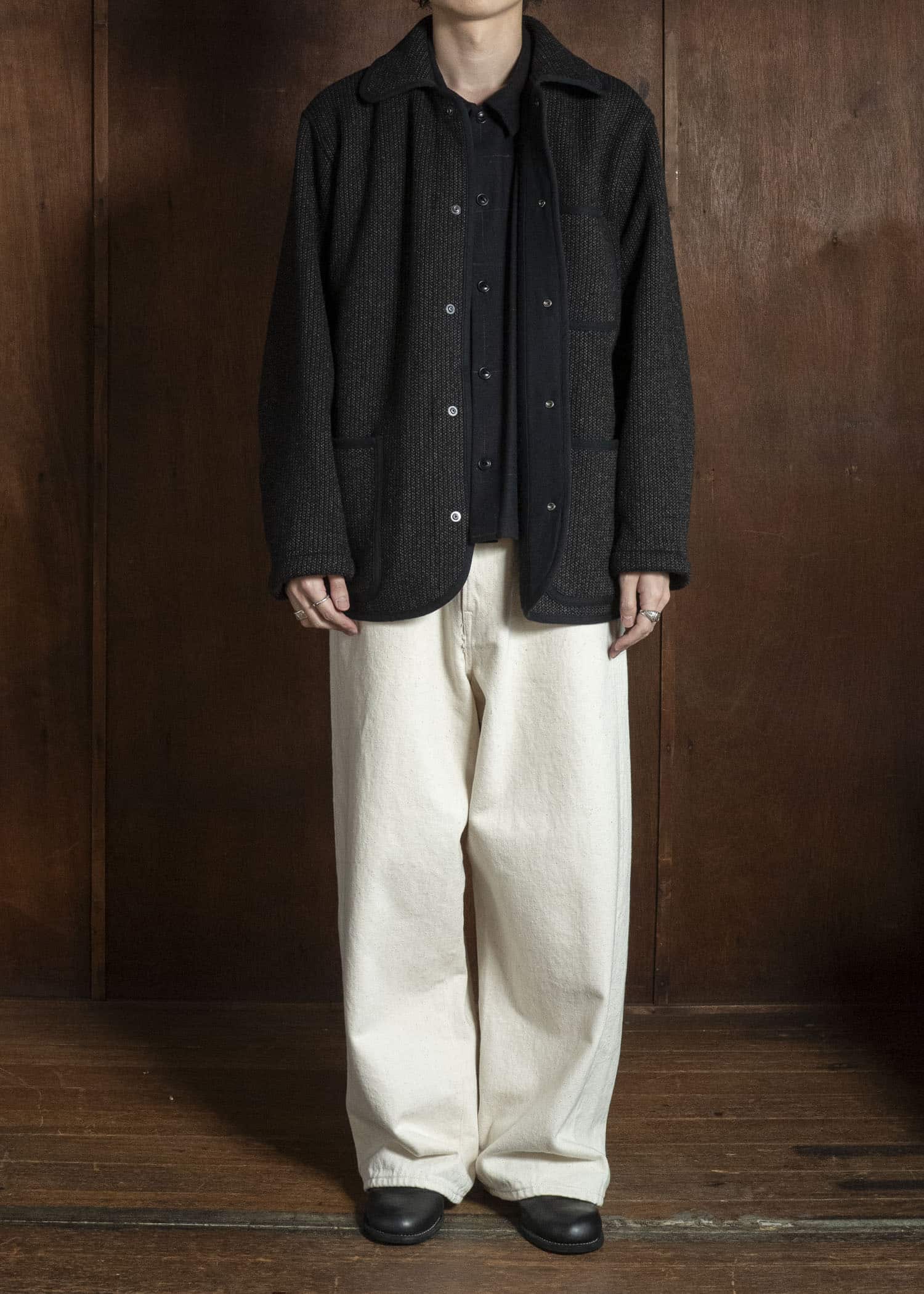 YOKO SAKAMOTO YS-26AW-11- BLACK Bc Work Jacket BLACK