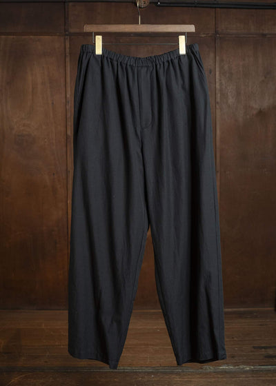 YOKO SAKAMOTO YS-26SS-51-BLACK Relax Easy Pants BLACK