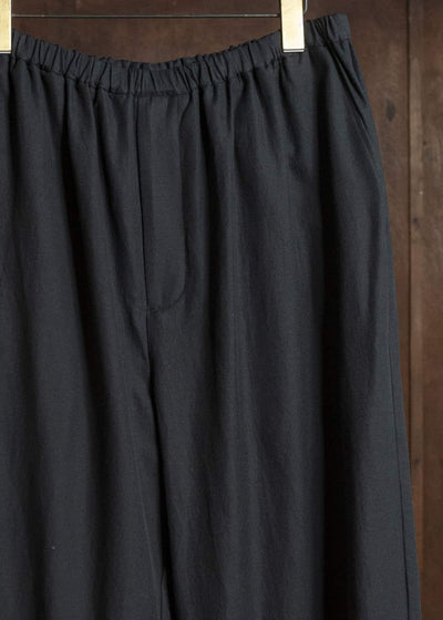 YOKO SAKAMOTO YS-26SS-51-BLACK Relax Easy Pants BLACK