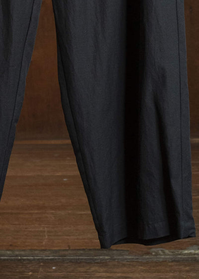 YOKO SAKAMOTO YS-26SS-51-BLACK Relax Easy Pants BLACK