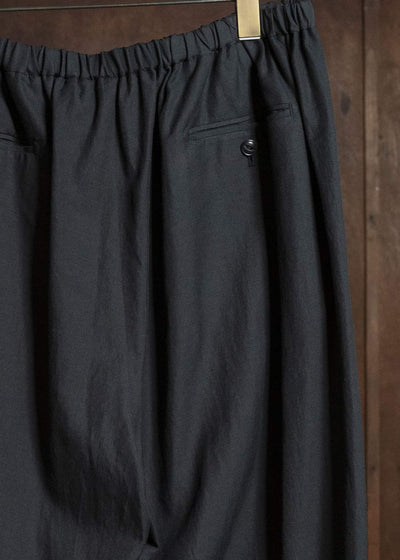 YOKO SAKAMOTO YS-26SS-51-BLACK Relax Easy Pants BLACK