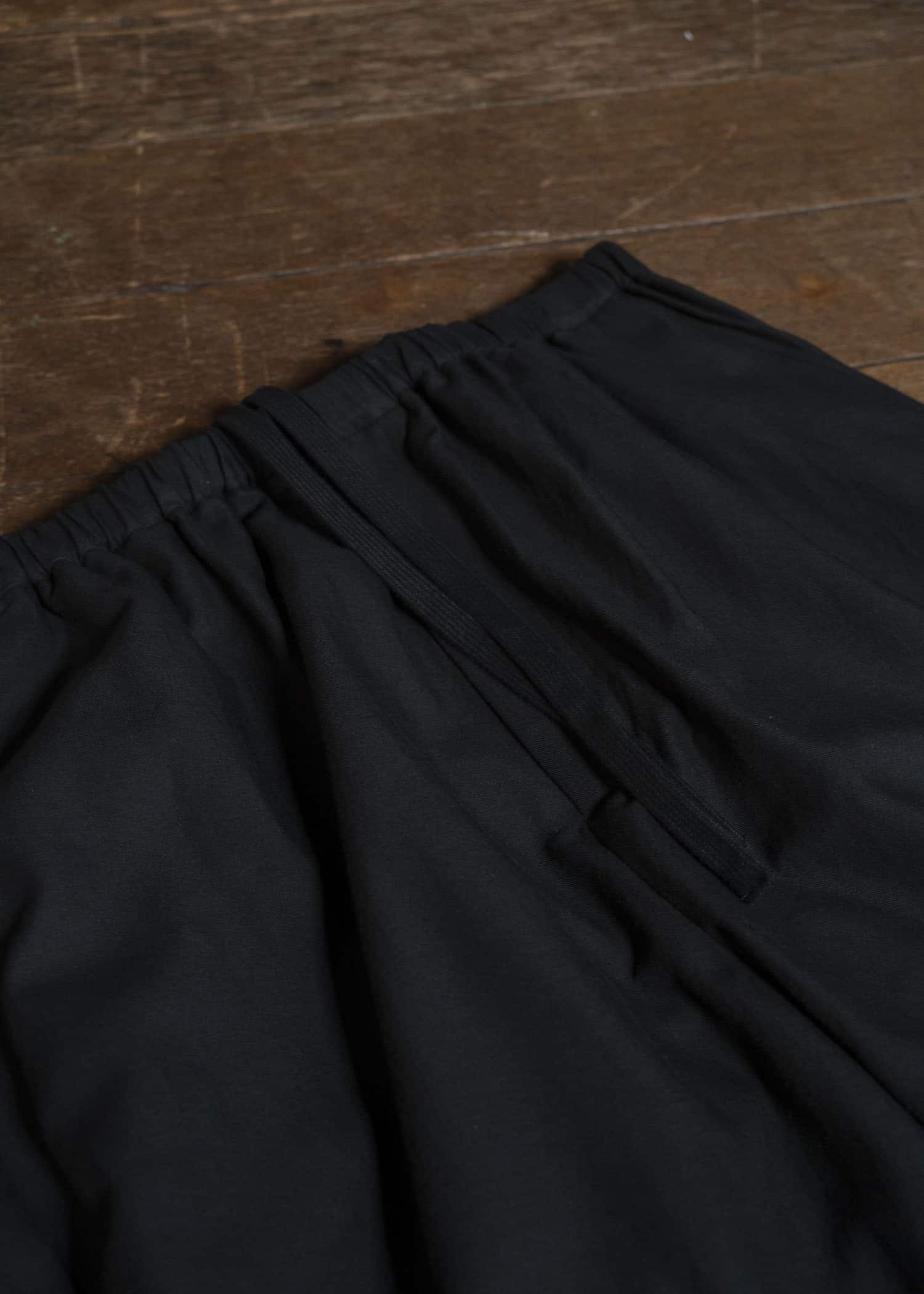 YOKO SAKAMOTO YS-26SS-51-BLACK Relax Easy Pants BLACK